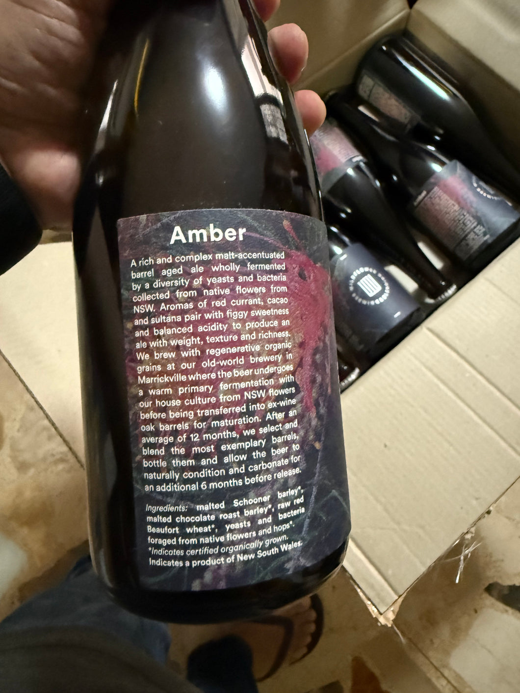 Wildflower Brewing & Blending Amber #43 750ml