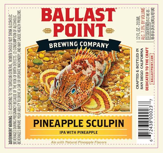 Ballast Point Brewing Co. Pineapple Sculpin