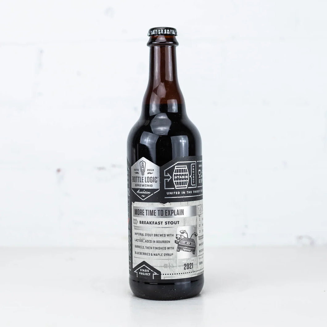 Bottle Logic Brewing 2021 More Time to Explain