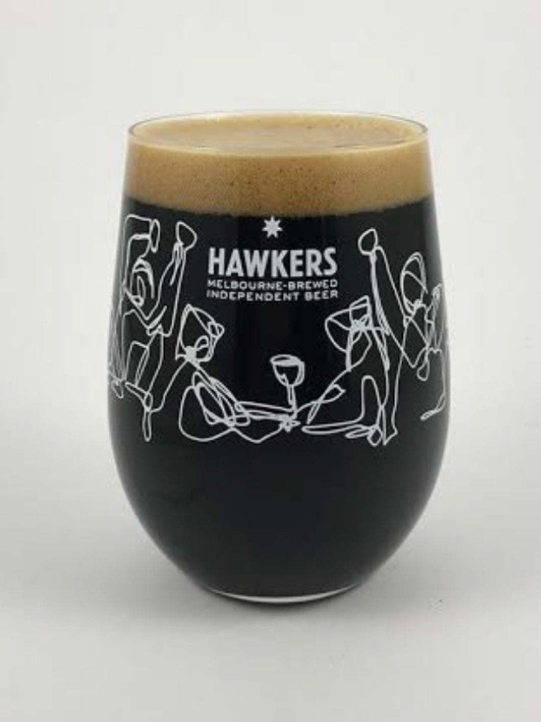 Hawkers Beer Rastal Glass
